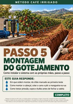 Capa — Montagem do gotejamento